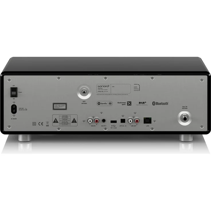 Sonoro Primus X Kompakt-Audiosystem, graphit – Bild 3