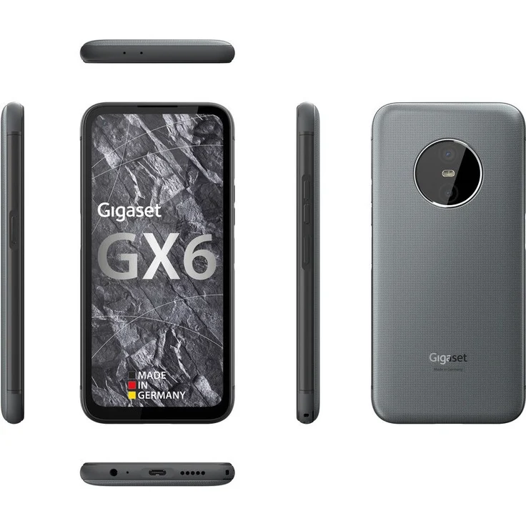 Gigaset GX6 5G Smartphone IPS-Display, 128GB interner Speicher, 6GB RAM, Android 12, Dual-SIM, Titanium Grey – Bild 7