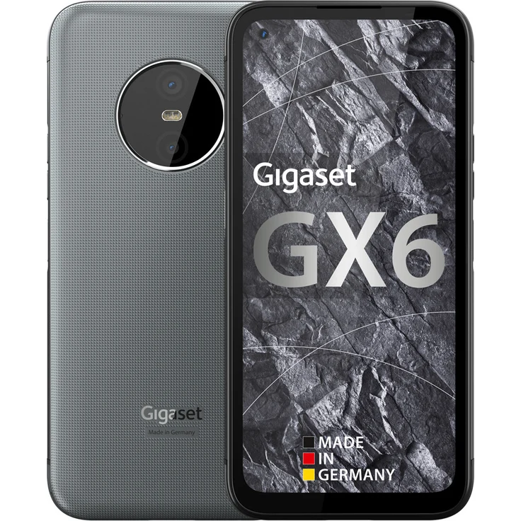 Gigaset GX6 5G Smartphone IPS-Display, 128GB interner Speicher, 6GB RAM, Android 12, Dual-SIM, Titanium Grey – Bild 1