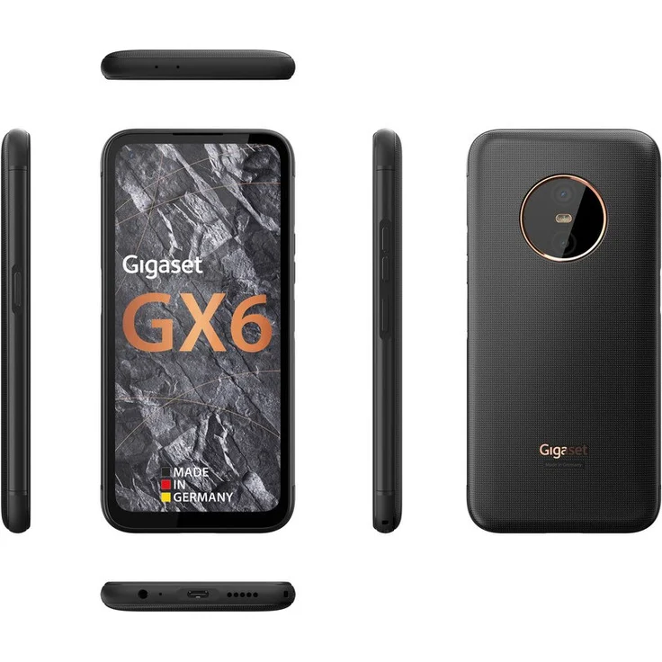 Gigaset GX6 5G Smartphone IPS-Display, 128GB interner Speicher, 6GB RAM, Android 12, Dual-SIM, Titanium Black – Bild 5