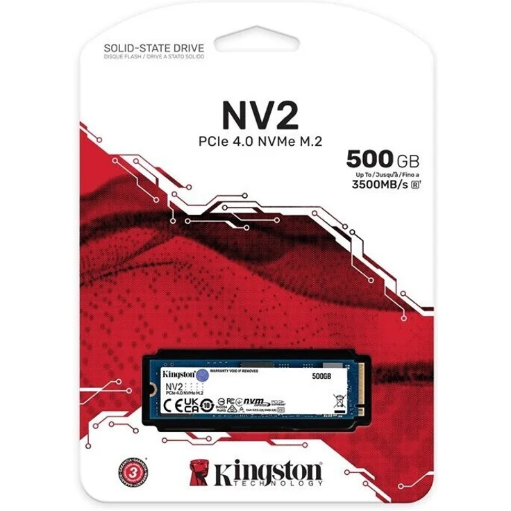 Kingston NV2 - 500 GB (SSD intern, M.2 2280 NVMe) – Bild 4