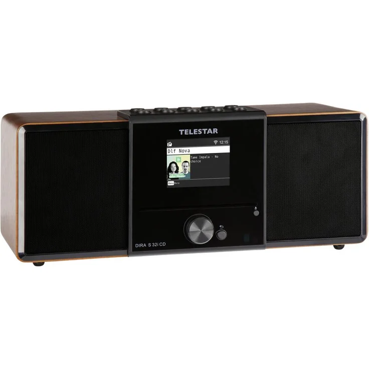 TELESTAR DIRA S 32i CD Digitalradio DAB mit CD Player,  walnuss/schwarz – Bild 2