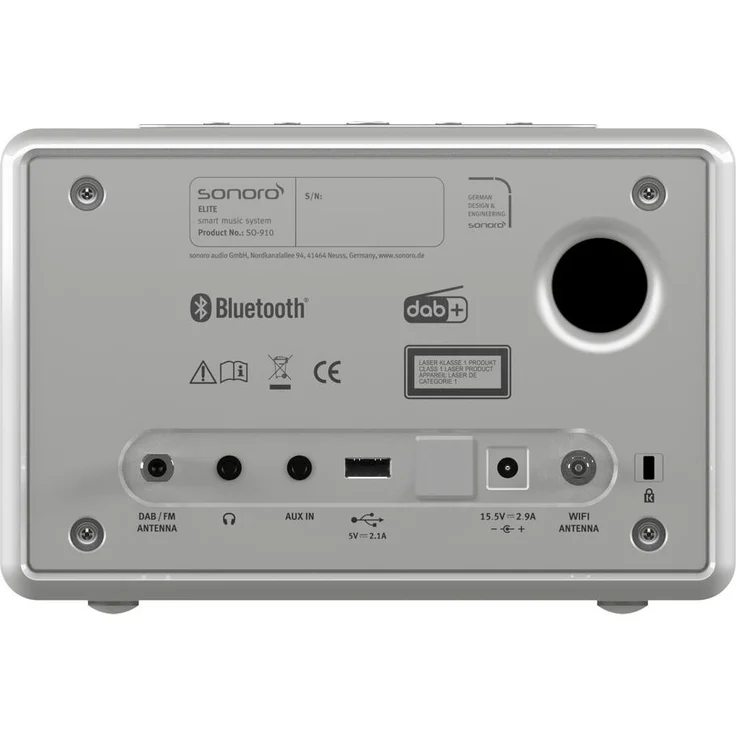 Sonoro Elite CD-Player mit Internetradio und Bluetooth, silber – Bild 4