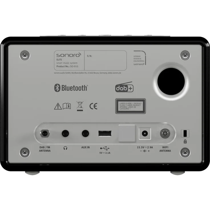 Sonoro Elite CD-Player mit Internetradio und Bluetooth, schwarz – Bild 4
