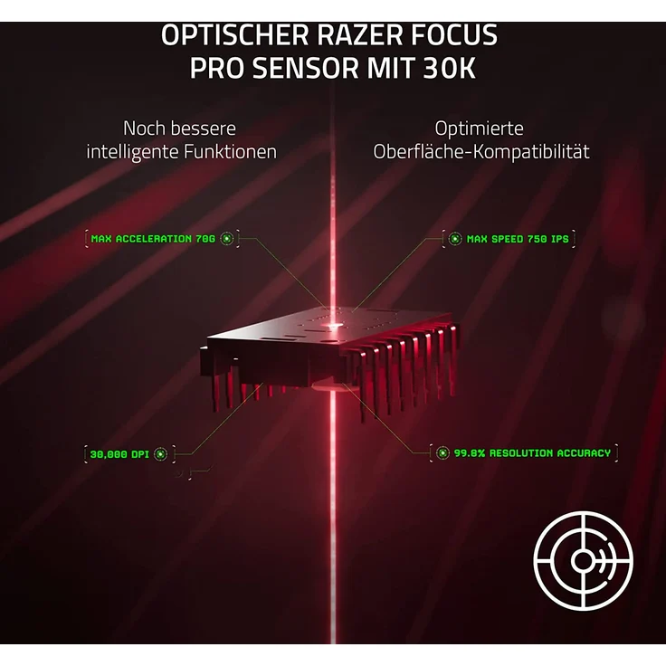Razer DeathAdder V3 Pro Gaming-Maus, weiß – Bild 3