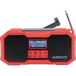 Albrecht DR112 DAB+ Outdoor Kurbelradio (UKW, SOS, Taschenlampe, Solar, PowerBank, Bluetooth)
