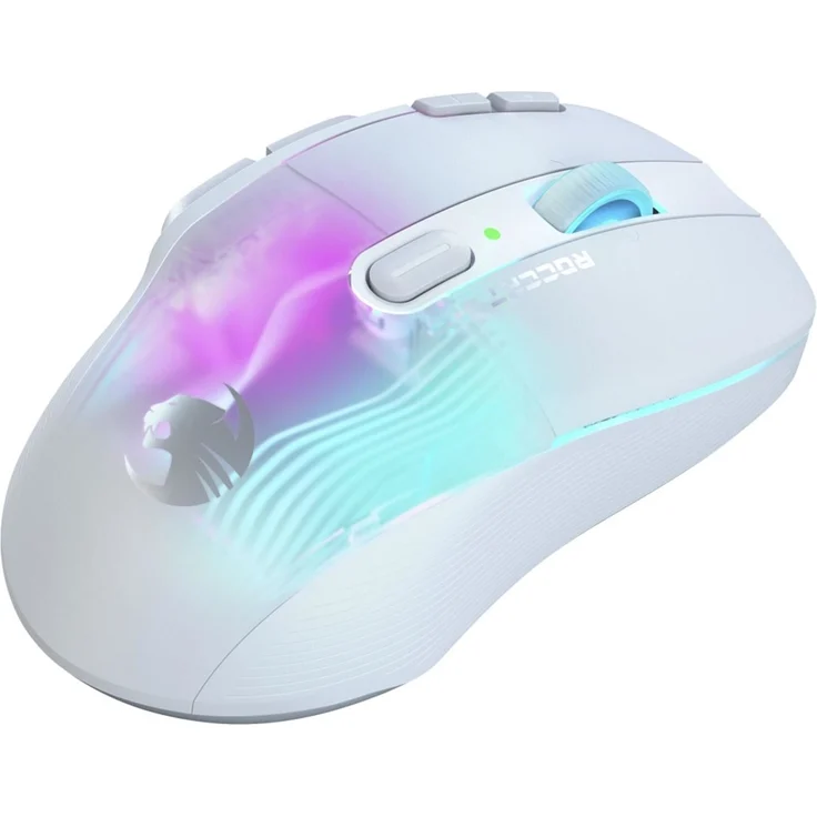 Roccat Kone XP Air – kabellose Gaming-Maus mit optischem Sensor mit 19.000 DPI, AIMO RGB-Beleuchtung, 4D-Mausrad, weiß (00215053) – Bild 6