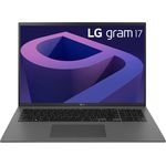 LG gram 17Z90Q - 17,3 Zoll (43,9 cm) WQHD, Intel Core i7-1260P, 16GB RAM, 512GB SSD, Windows 11 Home 64-bit (17Z90Q-G.AA76G)