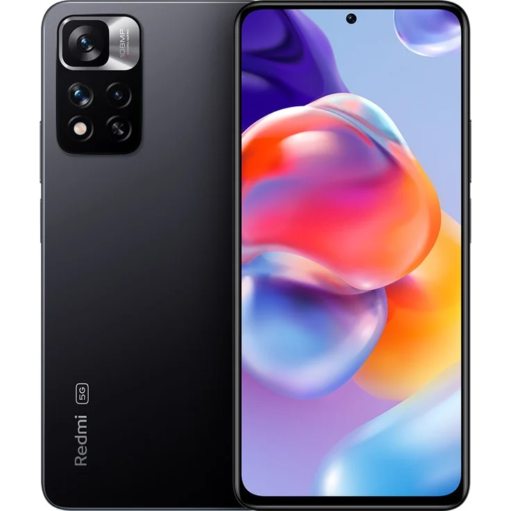 Xiaomi Redmi Note 11 Pro Plus 5G Smartphone 6,67 Zoll OLED-Display, 256GB interner Speicher, 8GB RAM, Dual-SIM, Android 11, Graphite Gray – Bild 1