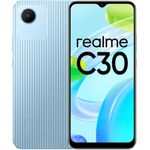 realme C30 Smartphone 6,5 Zoll Display, 32GB interner Speicher, 3GB RAM, Dual-SIM, Android 11, Lake Blue