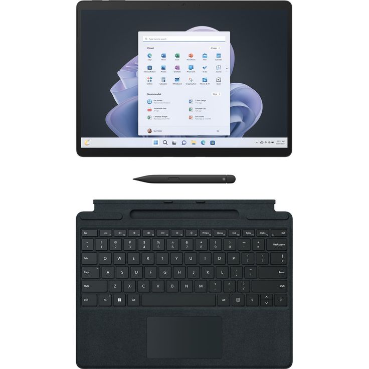 Microsoft Surface Pro 9 (2022) - 13 Zoll (2.880 x 1.920 Pixel) 120Hz, Intel Core i5-1245U, 16GB RAM, 256GB SSD, Windows 10 Pro 64-bit, Schwarz (S7B-00020) – Bild 6