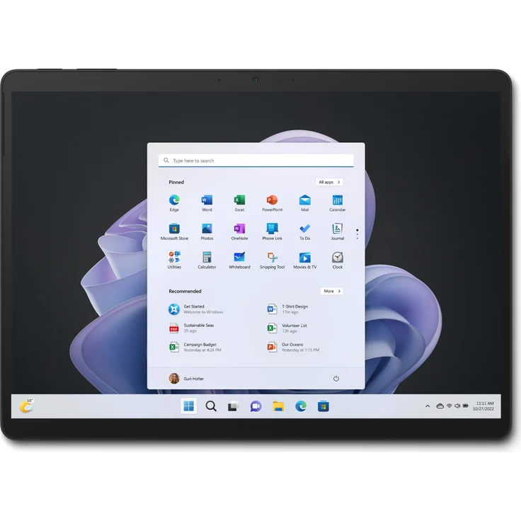 Microsoft Surface Pro 9 (2022) - 13 Zoll (2.880 x 1.920 Pixel) 120Hz, Intel Core i5-1245U, 16GB RAM, 256GB SSD, Windows 10 Pro 64-bit, Schwarz (S7B-00020) – Bild 2