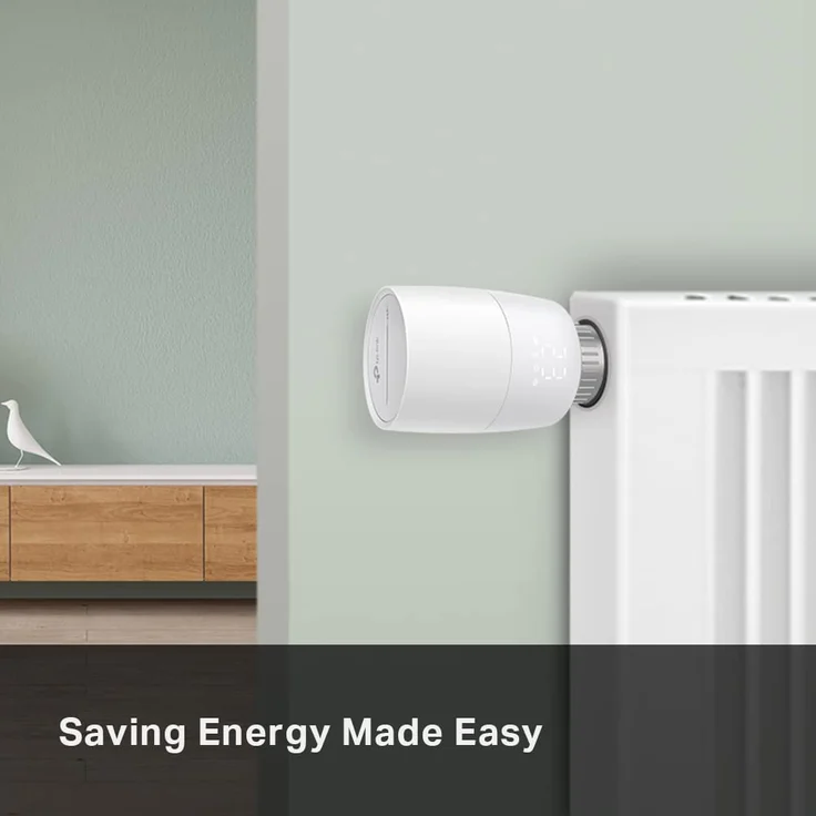 TP-Link Kasa KE100 Smartes Heizkörperthermostat, Zusatzprodukt, Energiesparen, Zeitplan, Steuerung unterwegs über App, Amazon Alexa & Google Assistant, Hub erforderlich, weiß – Bild 3