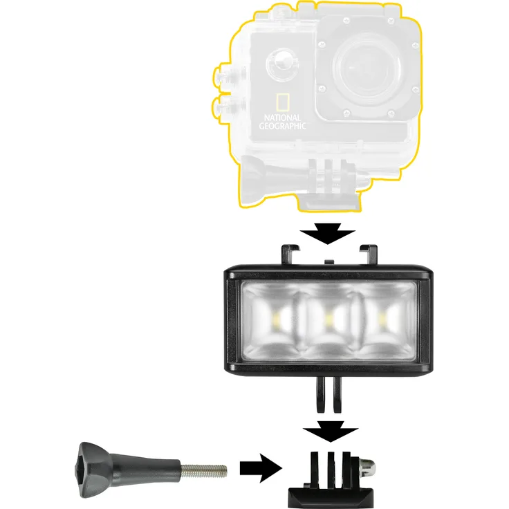 NATIONAL GEOGRAPHIC Action Cam LED Leuchte