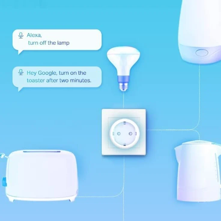 TP-Link Tapo Nano P115 Smart WLAN Steckdose mit Energieverbrauchskontrolle, Smart Home Alexa Steckdose, funktioniert mit Amazon Alexa, Google Home, Sprachsteuerung, Fernzugriff, kein Hub notwendig (1-Pack) – Bild 5
