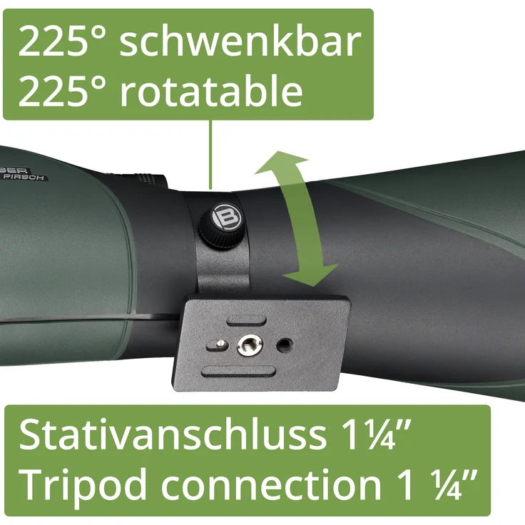 BRESSER Pirsch 25-75x100 Spektiv Gen. II mit DeLuxe 10:1 Fokus – Bild 2