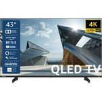 Toshiba 43QL5D63DAY 108 cm (43 Zoll) LED Smart TV (Ultra HD, Dolby Vision, HDR10, HDR, HLG, Direct LED) HD-Triple-Tuner (Sat, Antenne, Kabel) Energieklasse F (DE-Modell)