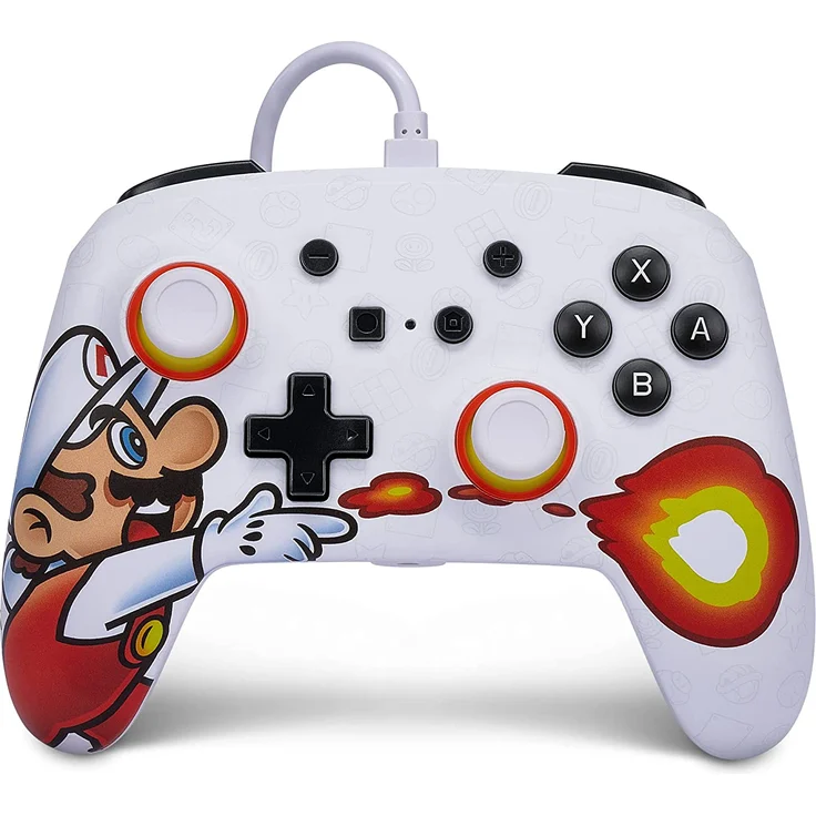 PowerA Enhanced Wired Controller - Fireball Mario (Switch) – Bild 1