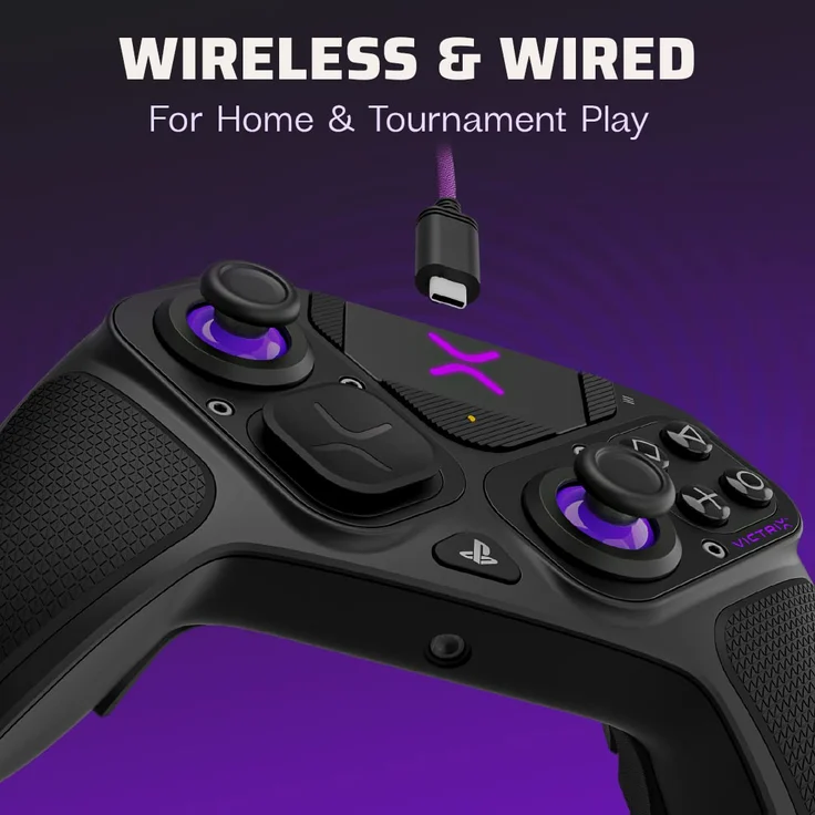 PDP Controller Victrix Pro Hybrid wireless, schwarz (PS5) – Bild 4