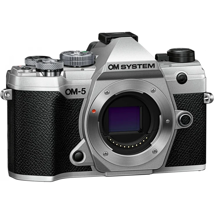 OM System OM-5 Systemkamera Gehäuse silber – Bild 1