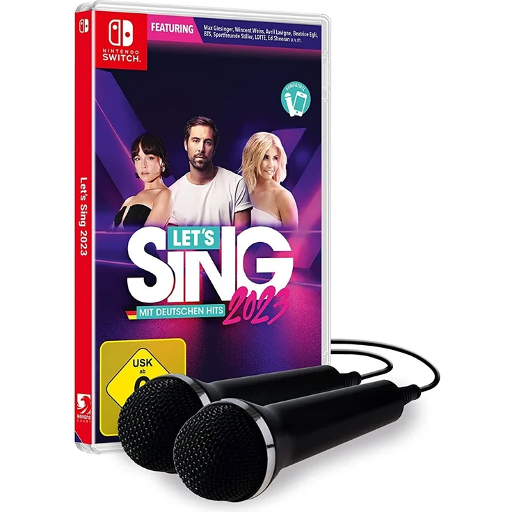 Let's Sing 2023 mit deutschen Hits 2 Mikrofone (Switch) – Bild 1