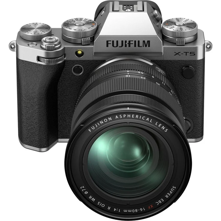 Fujifilm X-T5 Systemkamera + XF16-80mm f4 R OIS WR silber – Bild 2