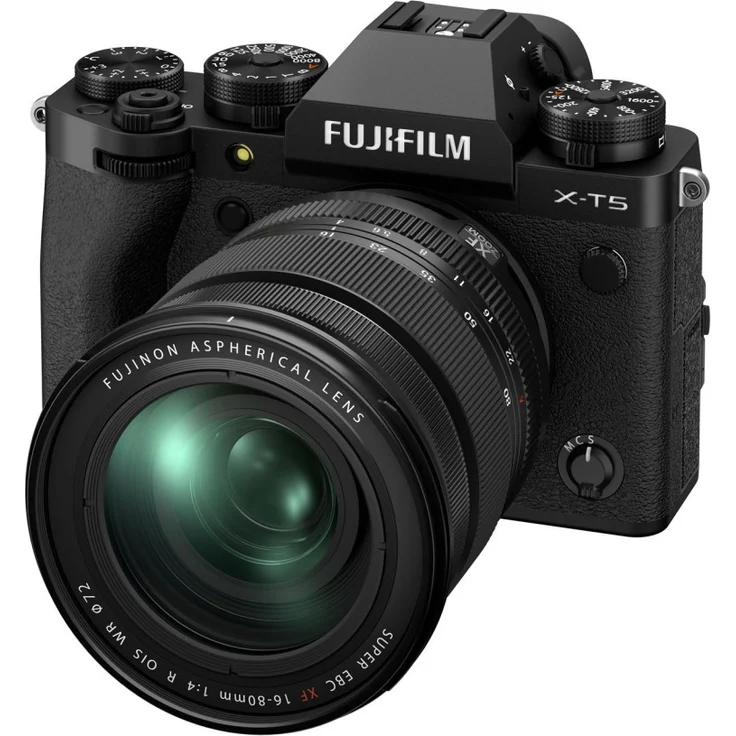 Fujifilm X-T5 Systemkamera + XF16-80mm f4 R OIS WR schwarz – Bild 2