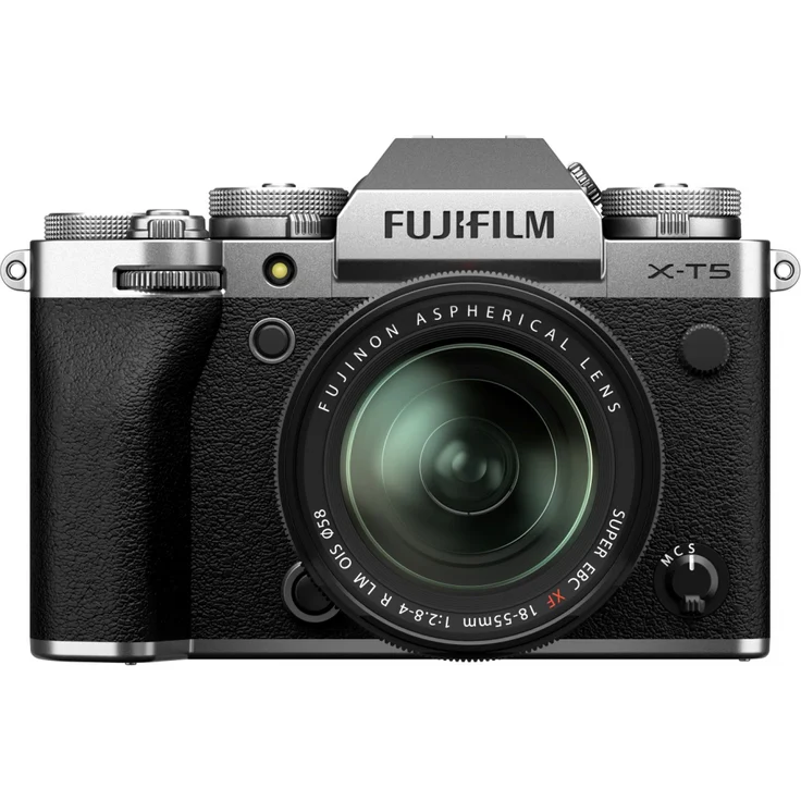 Fujifilm X-T5 Systemkamera + XF18-55mm f2,8-4 R LM OIS silber – Bild 1