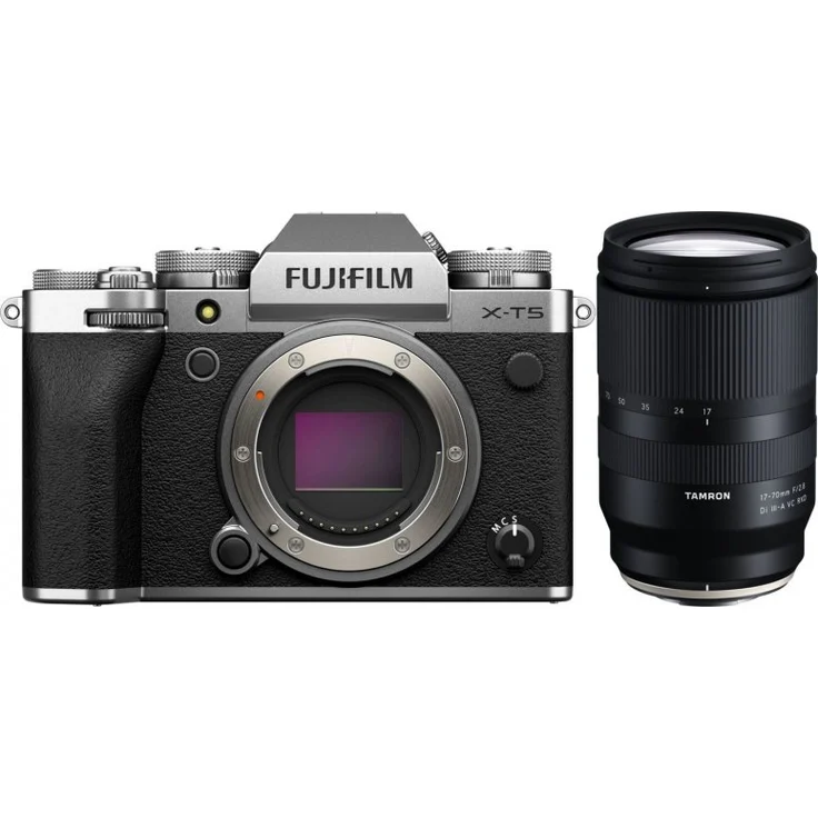 Fujifilm X-T5 Systemkamera, silber + Tamron 17-70mm f2,8 Di III-A VC RXD – Bild 1