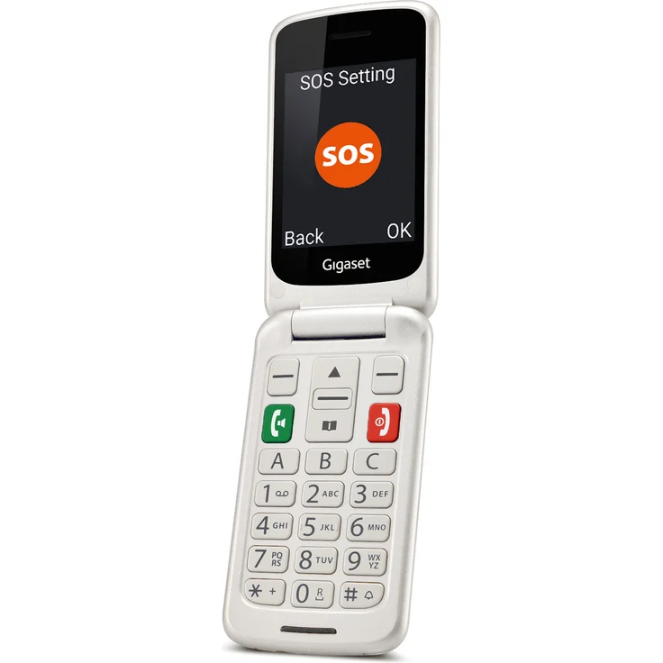 Gigaset GL590 Seniorenhandy Pearl White – Bild 2