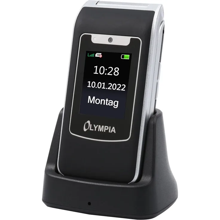 Olympia Style Duo 4G Klapphandy Seniorenhandy Schwarz