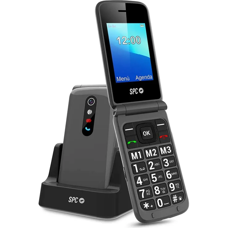 SPC 2326T Stella 2 Seniorenhandy 2,4 Zoll QVGA Display, Bluetooth, FM, Schwarz