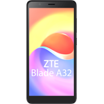 ZTE Blade A32 Smartphone 13,8cm (5,45 Zoll) IPS-Display, 32GB interner Speicher, 2GB RAM, Dual-SIM, Android 11, Schwarz