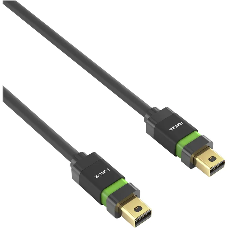 PureLink Ultimate Series - DisplayPort-Kabel - Mini DisplayPort (M) zu Mini DisplayPort (M) DisplayPort 1.2 - 2 m - rund, unterstützt 4K 60 Hz (4096 x 2160 Pixel)