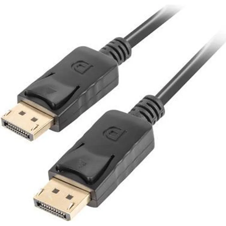 Lanberg DisplayPort-Kabel 0.5 m, schwarz (CA-DPDP-10CC-0005-BK)