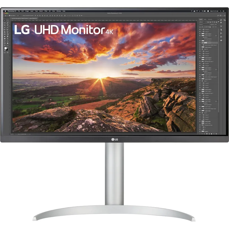 LG 27UP850N-W - 27 Zoll (3840 x 2160 Pixel) White-LED, IPS, 60Hz, 5ms, 320cd/m², DisplayHDR 400
