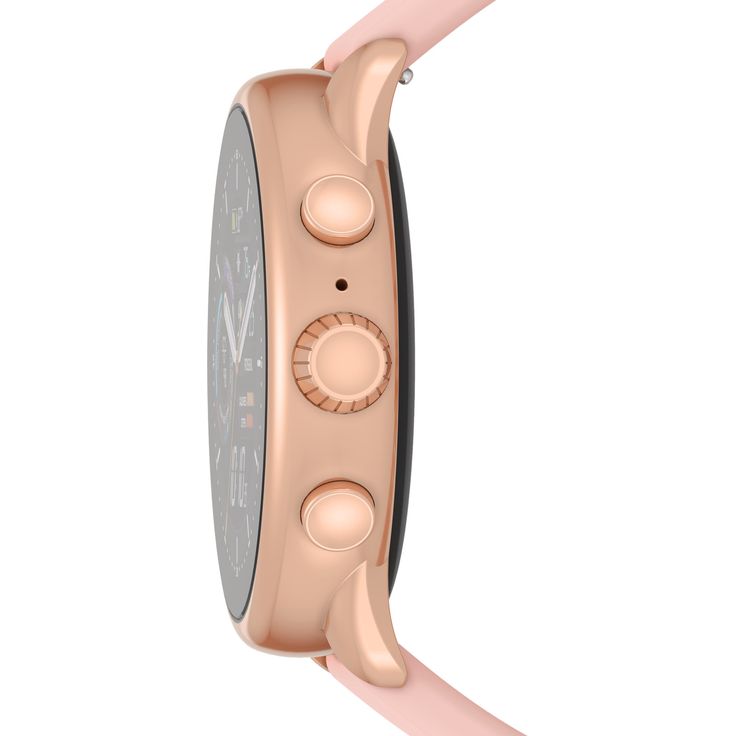 Fossil Gen 6 Wellness Edition Smartwatch Damen, 44mm, Edelstahlgehäuse, Silikonarmband, Rosa – Bild 4