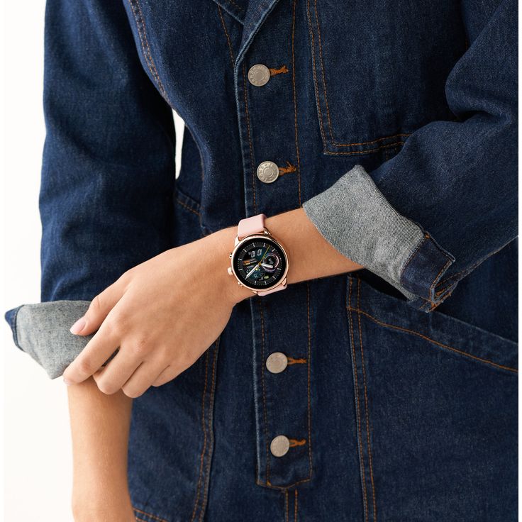 Fossil Gen 6 Wellness Edition Smartwatch Damen, 44mm, Edelstahlgehäuse, Silikonarmband, Rosa – Bild 6
