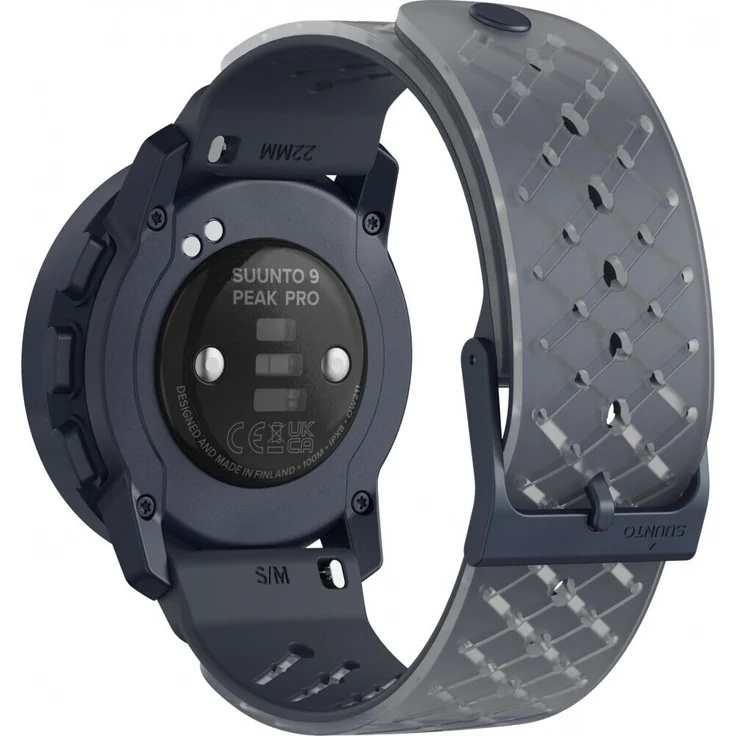 Suunto 9 Peak Pro Smartwatch Unisex, 43mm, Polyamid, Silikonarmband, Ocean Blue – Bild 5