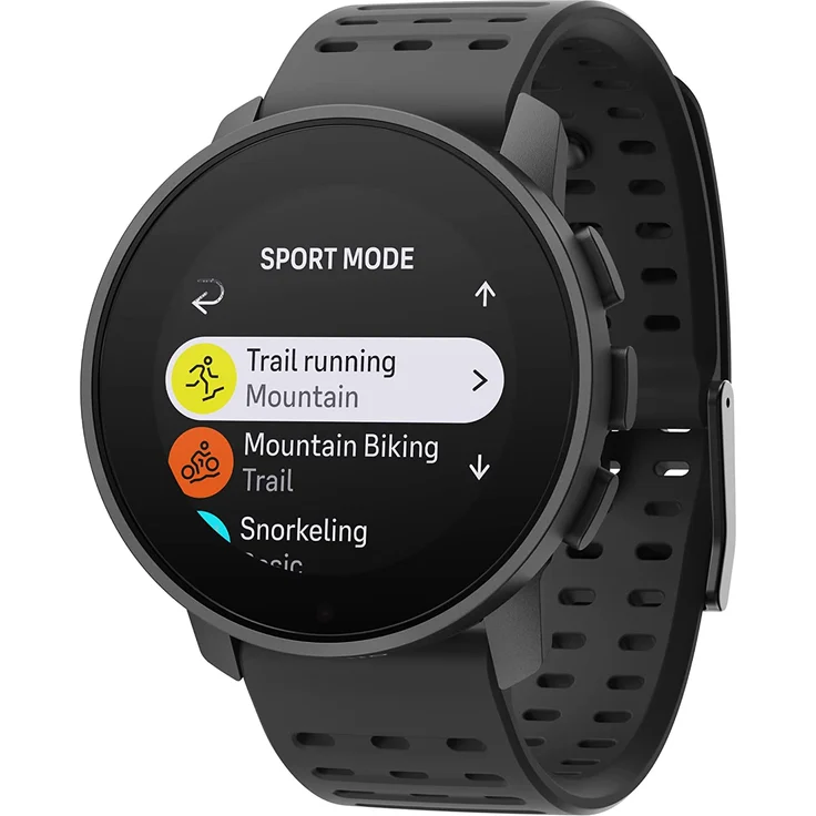 Suunto 9 Peak Pro Smartwatch Unisex, 43mm, Polyamid, Silikonarmband, All Black – Bild 2