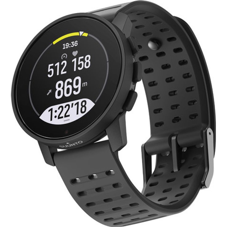 Suunto 9 Peak Pro Smartwatch Unisex, 43mm, Polyamid, Silikonarmband, All Black – Bild 5