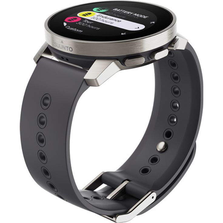 Suunto 9 Peak Pro Smartwatch Unisex, 43mm, Polyamid, Silikonarmband, Titanium Slate – Bild 3