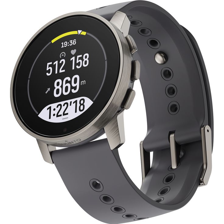 Suunto 9 Peak Pro Smartwatch Unisex, 43mm, Polyamid, Silikonarmband, Titanium Slate – Bild 5