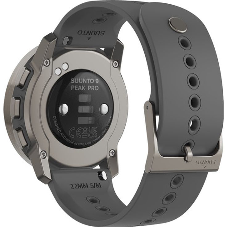 Suunto 9 Peak Pro Smartwatch Unisex, 43mm, Polyamid, Silikonarmband, Titanium Slate – Bild 4