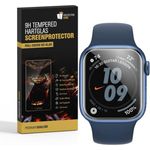 PROTECTORKING 4x 9H Panzerglas für Apple Watch 1- 2- 3 42mm FULL CURVED Displayschutz Panzerfolie Schutzfolie Hartglas Schutzglas Displayglas Tempered Glasfolie Sicherheitsglas Echtglas