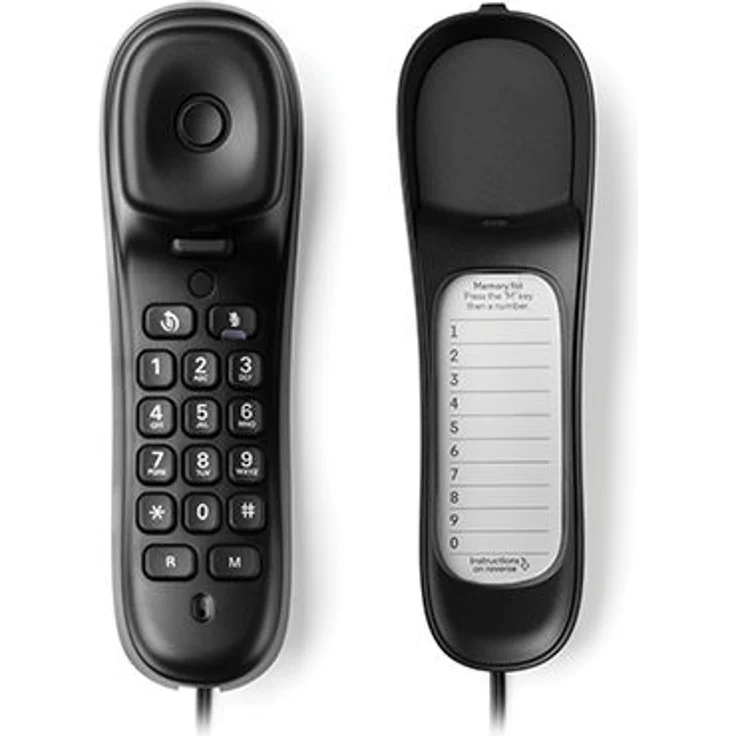 Motorola CT50 1-teiliges kompaktes Telefon im schlichten Design, schwarz – Bild 1