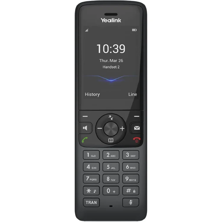 Yealink W78H - IP-Telefon - Kabelloses Mobilteil - Tisch/Bank - 50 m - 300 m, schwarz (1302023) – Bild 3