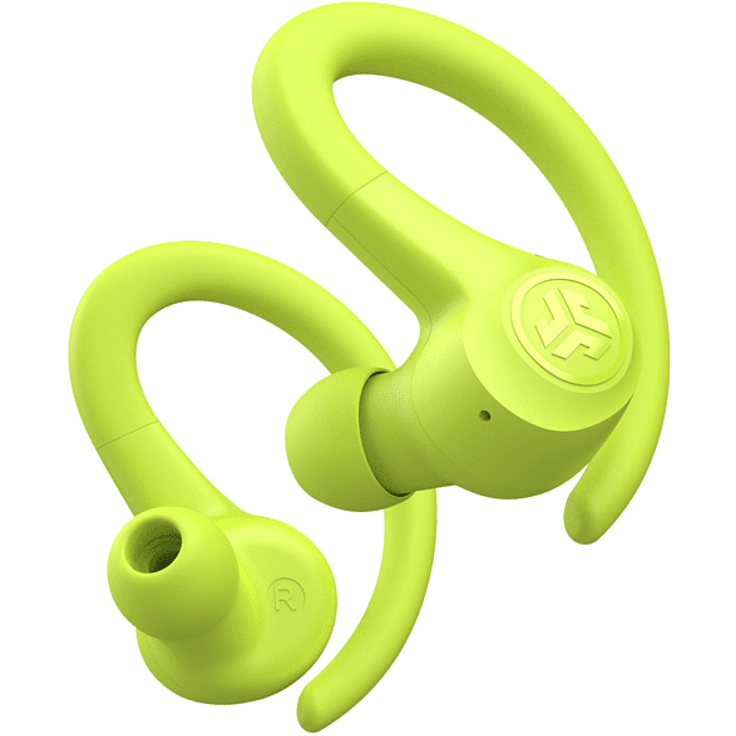 JLab Go Air Sport In-Ear-Kopfhörer mit Bluetooth, Mikrofon, Bedienelemente, neon gelb – Bild 5