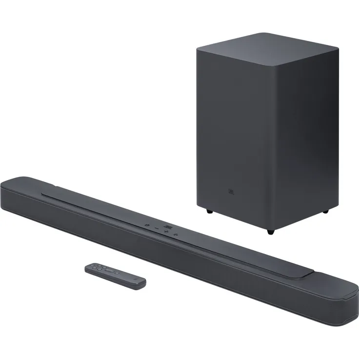 JBL BAR 2.1 Soundbar mit Subwoofer, Deep Bass Bluetooth Fernbedienung