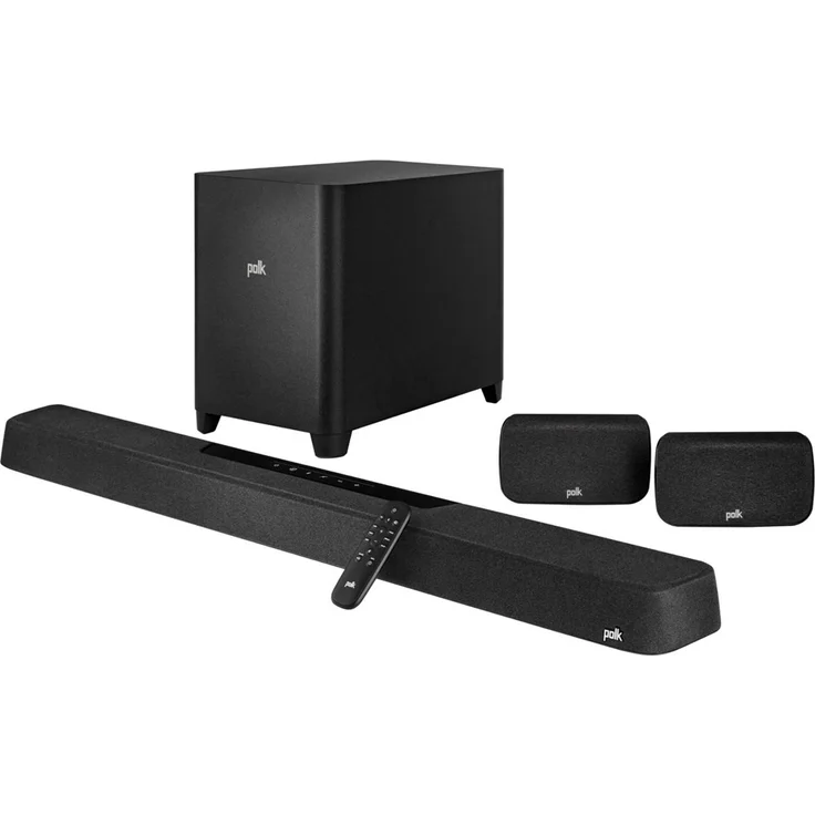 Polk Audio MagniFi Max AX SR 2.1/5.1 Soundbar mit Subwoofer, Dolby Atmos, schwarz – Bild 6